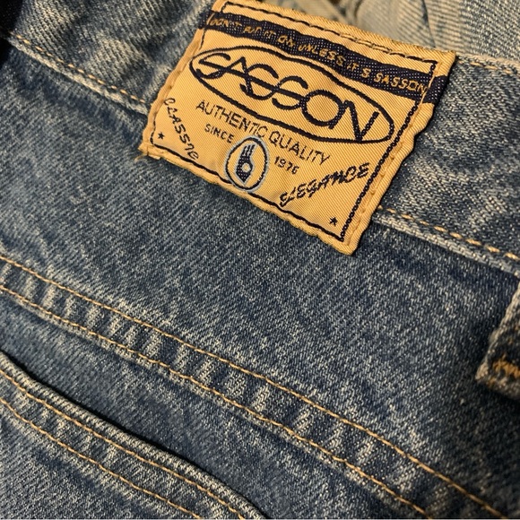 Vintage Sasson Jeans Size 10 Women’s Vintage Denim High Waist Relaxed Fit - Picture 3 of 4